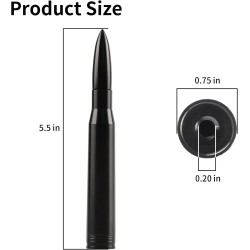 BJSIA Universal Car Antenna Replacement Compatible with Ford, Dodge, Chevrolet, GMC, Jeep, Toyota Truck Replacement Antenna - Made of Rugged Billet and Aluminum, Black, Car Accessories BJSIA Universal Car Antenna Replacement Compatible with Ford, Dodge, Chevrolet, GMC, Jeep, Toyota Truck Replacement Antenna - Made of Rugged Billet and Aluminum, Black, Car Accessories