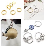 6 Size Gold and Sliver Jump Rings,Double Loops Round Split Small and Medium Key Chain Ring for Jewelry Making and Keychain Home Car Dog tag Rings DIY Crafts 6 Size Gold and Sliver Jump Rings,Double Loops Round Split Small and Medium Key Chain Ring for Jewelry Making and Keychain Home Car Dog tag Rings DIY Crafts