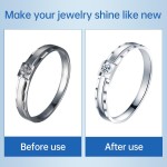 CLWBO 4PCS Silver Polish Cloth 10”×12”, Jewelry Polishing Cloth for Gold Silver Platinum, Reusable, Polishing Cloth for Jewelry & Silverware, Effective Silver Polish to Clean & Shine Jewelry CLWBO 4PCS Silver Polish Cloth 10”×12”, Jewelry Polishing Cloth for Gold Silver Platinum, Reusable, Polishing Cloth for Jewelry & Silverware, Effective Silver Polish to Clean & Shine Jewelry