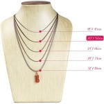 Selizo 100Pcs Necklace Cord for Jewelry Making, Black Waxed String Bracelet Making Supplies