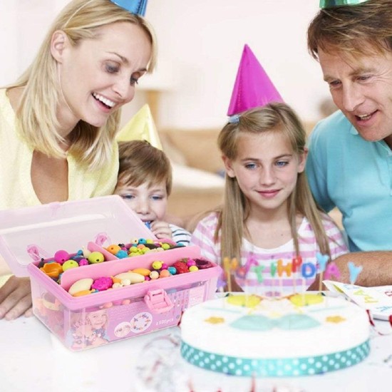 GILI Pop Beads - Jewelry Making Kit for 3 4 5 6 7 8 Year Old Little Girls - Arts and Crafts Toys for Kids Age 4yr-8yr - Necklace Bracelet Creativity Snap Set Top Best Christmas Birthday Gifts (500pcs) GILI Pop Beads - Jewelry Making Kit for 3 4 5 6 7 8 Year Old Little Girls - Arts and Crafts Toys for Kids Age 4yr-8yr - Necklace Bracelet Creativity Snap Set Top Best Christmas Birthday Gifts (500pcs)