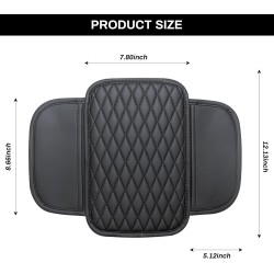 Ouzorp Car Center Console Cover, Upgraded Microfiber Leather Car Arm Rest Cover with 2 Storage Bags, Universal Armrest Cover for Car Storage Box Car Interior Accessories Protector for Most Vehicle Ouzorp Car Center Console Cover, Upgraded Microfiber Leather Car Arm Rest Cover with 2 Storage Bags, Universal Armrest Cover for Car Storage Box Car Interior Accessories Protector for Most Vehicle