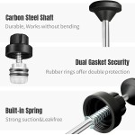 Thorstone 200cc Automotive Fluid Extractor Pump, Manual Oil Change Syringe with 2pcs 22cm PVC Suction Tubes