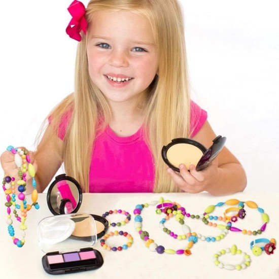 GILI Pop Beads - Jewelry Making Kit for 3 4 5 6 7 8 Year Old Little Girls - Arts and Crafts Toys for Kids Age 4yr-8yr - Necklace Bracelet Creativity Snap Set Top Best Christmas Birthday Gifts (500pcs) GILI Pop Beads - Jewelry Making Kit for 3 4 5 6 7 8 Year Old Little Girls - Arts and Crafts Toys for Kids Age 4yr-8yr - Necklace Bracelet Creativity Snap Set Top Best Christmas Birthday Gifts (500pcs)