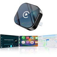 Wireless CarPlay Adapter2026 Upgraded – Suitable for Apple iPhone & Android, with Compact Size, Plug-and-Play Convenience, and Fast, Stable Connection for CarPlay & Android Applications