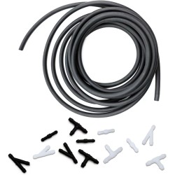 Windshield Washer Hose Kit, 4 Meter Washer Fluid Hose with 12 Pcs Hose Connectors, Suitable for Most Car Windshield Washer Tubing