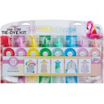 Tulip One-Step Tie-Dye Kit Summer Splash Set, Easy for Beginner Skill Levels, 8 Easy Squeeze, Pre-Filled Bottles, Swim Party Vibrant Colors