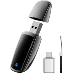 Wireless CarPlay Adapter for Apple iPhone（2026 Upgrade）- Convert Wired CarPlay to CarPlay Wireless Adapter, Stable Connection Compatible with OEM Wired CarPlay Vehicles & iOS 10+(Black)