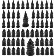 60PCS Tire Repair Rubber Nail, Vacuum Tire Repair Kits Spiral Rubber Nails, Tire Screw Plug Fast Tool Self Service Tire Repair Nail for car, Motorcycle, Truck, Tractor Tire Puncture Repair