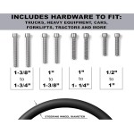 Deluxe Steering Wheel Power Handle Spinner Knob - Universal Steering Wheel Fit for Cars, Trucks, Tractors, Mowers, Forklifts, etc Deluxe Steering Wheel Power Handle Spinner Knob - Universal Steering Wheel Fit for Cars, Trucks, Tractors, Mowers, Forklifts, etc