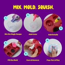 Taba Squishy Making Kit for Kids - Easter Gifts - Kids Crafts - 6 7 8 9 10 11 12 Year Old Girl Birthday Gift - Squishies Craft Kits - Arts and Crafts for Kid for 8-12 - Toys for Girls Ages 5-7