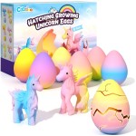 Coodoo Unicorn Hatching Rainbow Eggs for Kids - 6 Pack Unicorn Toys Craft Kits for Boys & Girls, Birthday Easter Basket Stuffers Crafts Gift for Kids 3+ Year Old - Girl Gifts for Ages 3 4 5 6 7 8 Coodoo Unicorn Hatching Rainbow Eggs for Kids - 6 Pack Unicorn Toys Craft Kits for Boys & Girls, Birthday Easter Basket Stuffers Crafts Gift for Kids 3+ Year Old - Girl Gifts for Ages 3 4 5 6 7 8