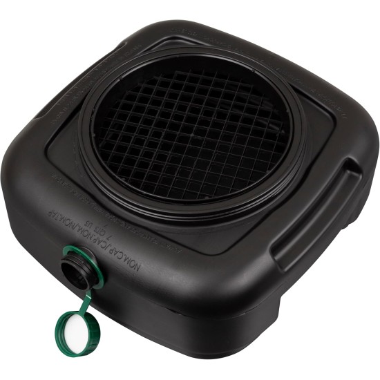 Scepter AM07029 7.3 Quart Oil Drain Pan with Lid, Filter Drain Screen, and Pour Spout for Automotive Fluids Including Engine Oil, Anti-Freeze, Transmission Fluid and More, 12" x 12-3/4" x 5.6" Scepter AM07029 7.3 Quart Oil Drain Pan with Lid, Filter Drain Screen, and Pour Spout for Automotive Fluids Including Engine Oil, Anti-Freeze, Transmission Fluid and More, 12" x 12-3/4" x 5.6"