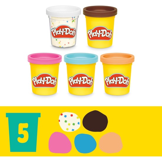Play-Doh Donut Drop Shop Playset, Play Food Toy, Kids Arts & Crafts, Easter Gift for Kids 3+ Years