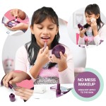 Play Purse for Little Girls - Toddler Girl Toys Includes Phone, Wallet, Fake Makeup Accessories - 3 Year Old Girl Gifts Princess Toys Dress Up Pretend Play Birthday Gift for Girls Ages 3 4 5 6 +