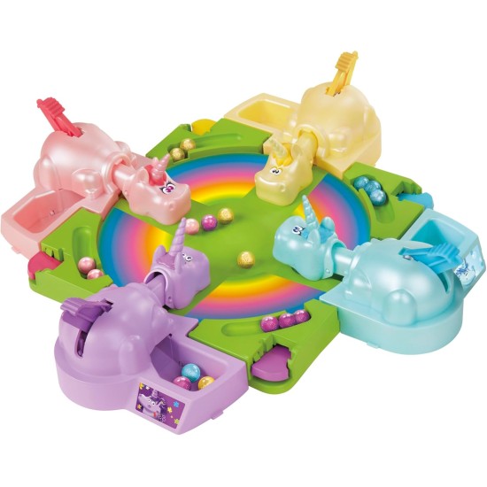 Hasbro Gaming Hungry Hippos Unicorn Edition Pre-School Board Game for Kids Ages 4 and Up; 2-4 Players, Easter Gifts for Boys and Girls (Amazon Exclusive)