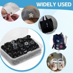 50PCS Rubber Pin Backs – PVC Lapel Pin Backings, Replacement for Enamel Pins, Badges, Hats, Brooch, Tie Tack, Butterfly Clutch Cap Keepers – Securely Hold Pins & Accessories - Black 50PCS Rubber Pin Backs – PVC Lapel Pin Backings, Replacement for Enamel Pins, Badges, Hats, Brooch, Tie Tack, Butterfly Clutch Cap Keepers – Securely Hold Pins & Accessories - Black