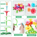 CENOVE Birthday Toys Gifts for 3 4 5 Years Old Toddler Girls Boys,Flower Garden Building Toy STEM Educational Activity Preschool Gift Toys for Kids Age 3+ with Storage Box CENOVE Birthday Toys Gifts for 3 4 5 Years Old Toddler Girls Boys,Flower Garden Building Toy STEM Educational Activity Preschool Gift Toys for Kids Age 3+ with Storage Box