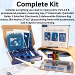 Jacquard Cyanotype Kit – Sun Printing Kit for Fabric, Paper and More, Complete Cyanotype Kit with Pre-Measured Cyanotype Chemicals, Easy-to-Use, Includes All You Need to Create Sun Prints Jacquard Cyanotype Kit – Sun Printing Kit for Fabric, Paper and More, Complete Cyanotype Kit with Pre-Measured Cyanotype Chemicals, Easy-to-Use, Includes All You Need to Create Sun Prints