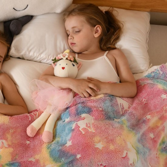 Unicorn Doll Stuffed Animal Toys for Girls - Ballerina Doll | Plush Carrier Bag | 3 Set Cloth Accessories, Kids Pretend Play Crochet Gifts, Birthday Gift for 3 4 5 6 Year Old Little Girl Unicorn Toys