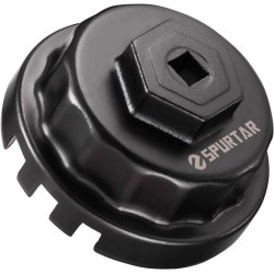 Spurtar Oil Filter Wrench for Toyota Cap Style Oil Filter Removal Tool 64mm for Lexus, Camry, 4 Runner, RAV4, Tundra, Tacoma, Highlander, Sienna, Sequoia, Avaion, Venza 2.5-5.7L Engine