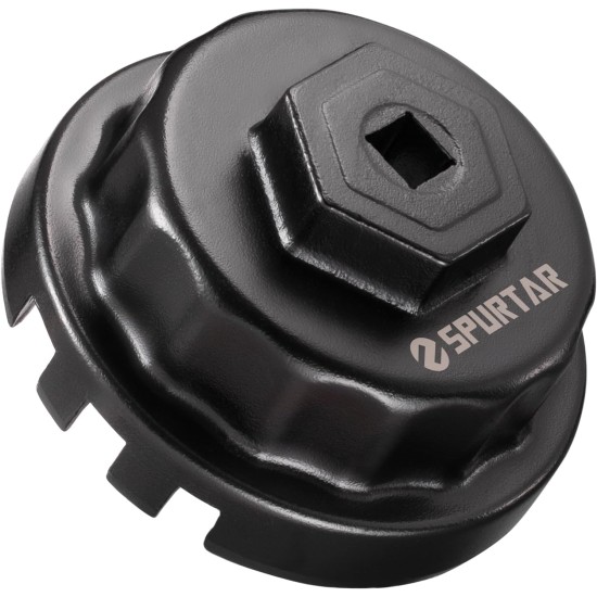 Spurtar Oil Filter Wrench for Toyota Cap Style Oil Filter Removal Tool 64mm for Lexus, Camry, 4 Runner, RAV4, Tundra, Tacoma, Highlander, Sienna, Sequoia, Avaion, Venza 2.5-5.7L Engine