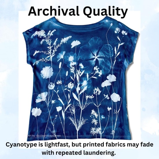 Jacquard Cyanotype Kit – Sun Printing Kit for Fabric, Paper and More, Complete Cyanotype Kit with Pre-Measured Cyanotype Chemicals, Easy-to-Use, Includes All You Need to Create Sun Prints Jacquard Cyanotype Kit – Sun Printing Kit for Fabric, Paper and More, Complete Cyanotype Kit with Pre-Measured Cyanotype Chemicals, Easy-to-Use, Includes All You Need to Create Sun Prints