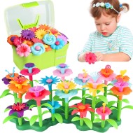 CENOVE Birthday Toys Gifts for 3 4 5 Years Old Toddler Girls Boys,Flower Garden Building Toy STEM Educational Activity Preschool Gift Toys for Kids Age 3+ with Storage Box