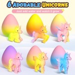 Coodoo Unicorn Hatching Rainbow Eggs for Kids - 6 Pack Unicorn Toys Craft Kits for Boys & Girls, Birthday Easter Basket Stuffers Crafts Gift for Kids 3+ Year Old - Girl Gifts for Ages 3 4 5 6 7 8 Coodoo Unicorn Hatching Rainbow Eggs for Kids - 6 Pack Unicorn Toys Craft Kits for Boys & Girls, Birthday Easter Basket Stuffers Crafts Gift for Kids 3+ Year Old - Girl Gifts for Ages 3 4 5 6 7 8