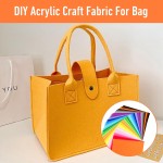 120 Pcs 12 x 12 Inch Felt Sheets for Craft Felt Squares Assorted Color for DIY Sewing Adult Patchwork Party Decor, 40 Colors