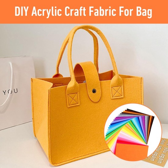 120 Pcs 12 x 12 Inch Felt Sheets for Craft Felt Squares Assorted Color for DIY Sewing Adult Patchwork Party Decor, 40 Colors