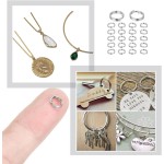 6 Size Gold and Sliver Jump Rings,Double Loops Round Split Small and Medium Key Chain Ring for Jewelry Making and Keychain Home Car Dog tag Rings DIY Crafts 6 Size Gold and Sliver Jump Rings,Double Loops Round Split Small and Medium Key Chain Ring for Jewelry Making and Keychain Home Car Dog tag Rings DIY Crafts