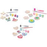 Melissa & Doug Decorate-Your-Own Wooden Magnets Craft Kit Bundle (12 Magnets) - Wood Crafts for Kids, Preschool Toys, and Learning Resources for Ages 4+