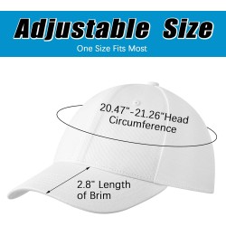 Silkfly 6 Pcs Cotton White Plain Baseball Cap for Tie Dye Kit Items Things for Tie Dye (Small) Silkfly 6 Pcs Cotton White Plain Baseball Cap for Tie Dye Kit Items Things for Tie Dye (Small)