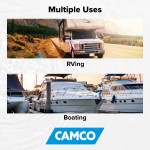 Camco Brass Marine/RV Water Pressure Regulator – Protects RV Kitchen Small Appliances, Plumbing & Hoses – Reduces RV Water Pressure to Safe & Consistent 40-50 PSI – Drinking Water Safe (40055) Camco Brass Marine/RV Water Pressure Regulator – Protects RV Kitchen Small Appliances, Plumbing & Hoses – Reduces RV Water Pressure to Safe & Consistent 40-50 PSI – Drinking Water Safe (40055)