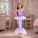 Meland Princess Dress Up - Dress Up Clothes for Girls with Toys,Christmas Birthday Gift for Toddler Girls 3,4,5,6,7,8 Years Meland Princess Dress Up - Dress Up Clothes for Girls with Toys,Christmas Birthday Gift for Toddler Girls 3,4,5,6,7,8 Years
