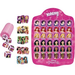 Hasbro Gaming Yahtzee Jr.: Disney Princess Edition Board Game for Kids Ages 4 and Up, for 2-4 Players, Counting and Matching Game for Preschoolers (Amazon Exclusive)