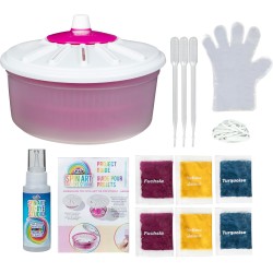 Tulip One-Step Tie-Dye Spin Art Kit, Fashion DIY with Fabric Dye, Fun Activity for All, Vibrant Classic Colors, Kids Age 8+
