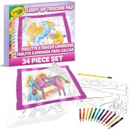 Crayola Light Up Tracing Pad Pink, Essential Easter Basket Stuffers, Best Birthday Gifts for Girls & Boys, 6, 7, 8 Year Olds, Kids Toys, Light Box Art Kit for Kids [Amazon Exclusive]