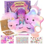Jenria Unicorn Gifts for Girls, Easter Baskets for Kids, Birthday Gifts for Girls Age 3 4 5 6 7 8 9 10 Years Old Girl, Gift Ideas, Girls Toys Age 6-8, Unicorn Toys for Daughter, Niece