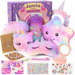 Jenria Unicorn Gifts for Girls, Easter Baskets for Kids, Birthday Gifts for Girls Age 3 4 5 6 7 8 9 10 Years Old Girl, Gift Ideas, Girls Toys Age 6-8, Unicorn Toys for Daughter, Niece