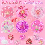 6 Pack Slimes, Pink Slime Kids, Cloud Slime kit for Girls Ages 8-12, Toys for Girls and Boys, for Kids Slime Set Party kit Goodie Bag Stuffers, 4 5 6 7 8 9 10 Year Old Girl Birthday Gift Cute Stuff