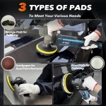 GEVEELIFE Buffer Polisher, 6 Inch/7 Inch 1600W Rotary Car Buffer Polisher Waxer, 7 Variable Speed 1000-3500 RPM, Detachable Handle for Car, Boat Sanding, Polishing, Waxing GEVEELIFE Buffer Polisher, 6 Inch/7 Inch 1600W Rotary Car Buffer Polisher Waxer, 7 Variable Speed 1000-3500 RPM, Detachable Handle for Car, Boat Sanding, Polishing, Waxing