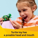 LEGO Creator 3 in 1 Turtle with a Water Lily Flower Building Toy for Girls & Boys - Kids Build a Chameleon, Frog, or Turtle Toy Figure - Gift Idea for Animal Lovers, Ages 7+ - 31377