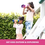 Educational Insights GeoSafari Kidnoculars Pink - Toy Binoculars for Kids, Outdoor Toys for Kids Ages 4-8, Toddler Camping and Nature Toys, Lightweight Binoculars with Neck Strap, Bird Watching Gear Educational Insights GeoSafari Kidnoculars Pink - Toy Binoculars for Kids, Outdoor Toys for Kids Ages 4-8, Toddler Camping and Nature Toys, Lightweight Binoculars with Neck Strap, Bird Watching Gear