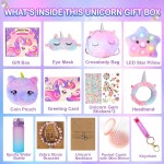 Jenria Unicorn Gifts for Girls, Easter Baskets for Kids, Birthday Gifts for Girls Age 3 4 5 6 7 8 9 10 Years Old Girl, Gift Ideas, Girls Toys Age 6-8, Unicorn Toys for Daughter, Niece