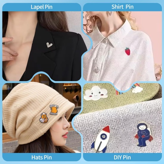 50PCS Rubber Pin Backs – PVC Lapel Pin Backings, Replacement for Enamel Pins, Badges, Hats, Brooch, Tie Tack, Butterfly Clutch Cap Keepers – Securely Hold Pins & Accessories - Black 50PCS Rubber Pin Backs – PVC Lapel Pin Backings, Replacement for Enamel Pins, Badges, Hats, Brooch, Tie Tack, Butterfly Clutch Cap Keepers – Securely Hold Pins & Accessories - Black