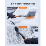 AstroAI 27" Snow Brush and Ice Scrapers for Car Windshield, Detachable Snow Scrapers with Ergonomic Foam Grip for Cars, Trucks, SUVs (Heavy Duty ABS, PVC Brush, Orange) AstroAI 27" Snow Brush and Ice Scrapers for Car Windshield, Detachable Snow Scrapers with Ergonomic Foam Grip for Cars, Trucks, SUVs (Heavy Duty ABS, PVC Brush, Orange)