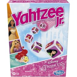 Hasbro Gaming Yahtzee Jr.: Disney Princess Edition Board Game for Kids Ages 4 and Up, for 2-4 Players, Counting and Matching Game for Preschoolers (Amazon Exclusive)