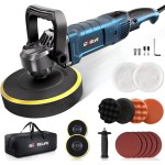 GEVEELIFE Buffer Polisher, 6 Inch/7 Inch 1600W Rotary Car Buffer Polisher Waxer, 7 Variable Speed 1000-3500 RPM, Detachable Handle for Car, Boat Sanding, Polishing, Waxing GEVEELIFE Buffer Polisher, 6 Inch/7 Inch 1600W Rotary Car Buffer Polisher Waxer, 7 Variable Speed 1000-3500 RPM, Detachable Handle for Car, Boat Sanding, Polishing, Waxing